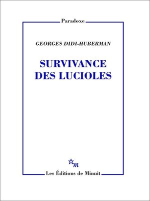 cover image of Survivance des lucioles